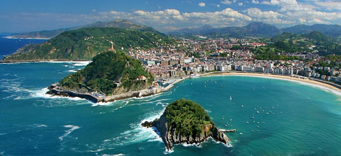 San Sebastian and Biarritz full Day Tour map