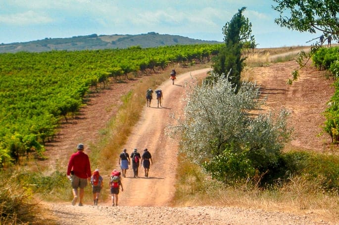 The Full Camino de Santiago Trips walking in group