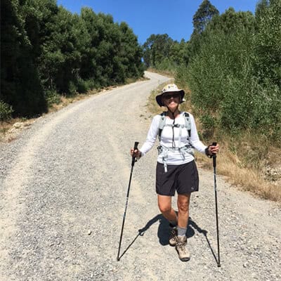 solo traveller on the camino