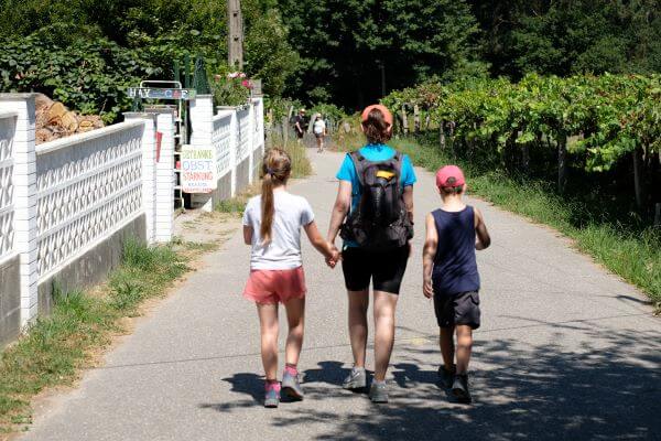 Walking with kids on the portuguese camino