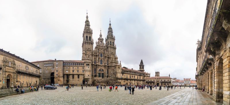 the cathedral in santiago