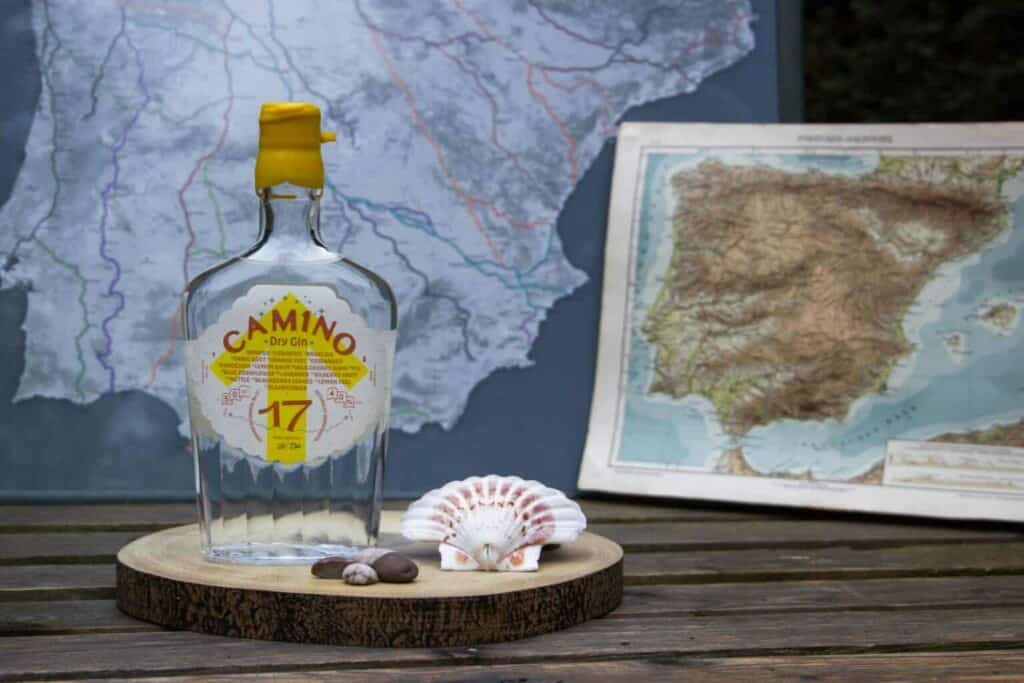 camino gin bottle inspired by the camino frances