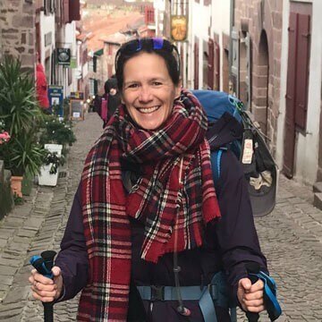 Kelly, one of the founders of Camino for Good on the Camino