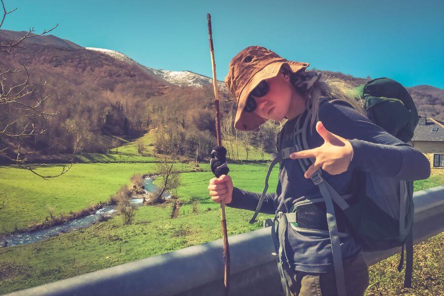 A 10 year old on the Camino