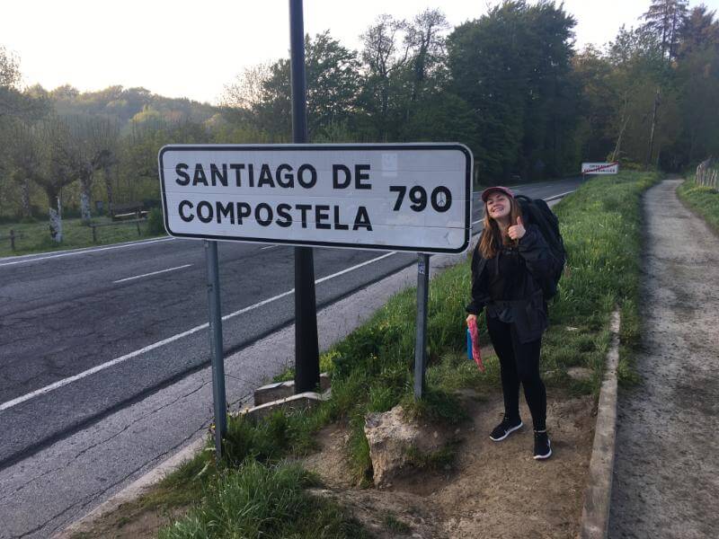 Leona, a young woman on the camino de santiago by herself - a life changing experience