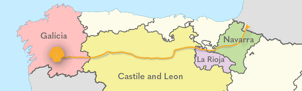 food regions of the Camino Frances