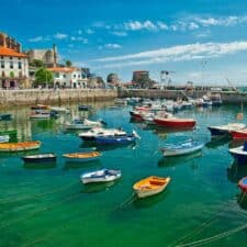 a picture of a harbour