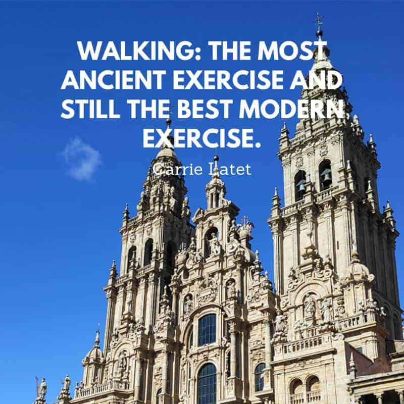 "Walking: the most ancient exercise and still the best modern exercise." - Carrie Latet 