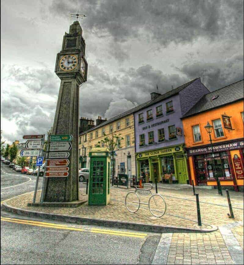 Westport Town Clock Mayo Croagh Patrick Ireland