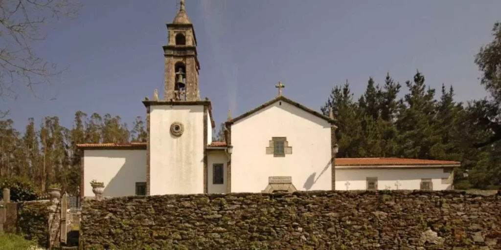 Pedrouzo Camino Frances church