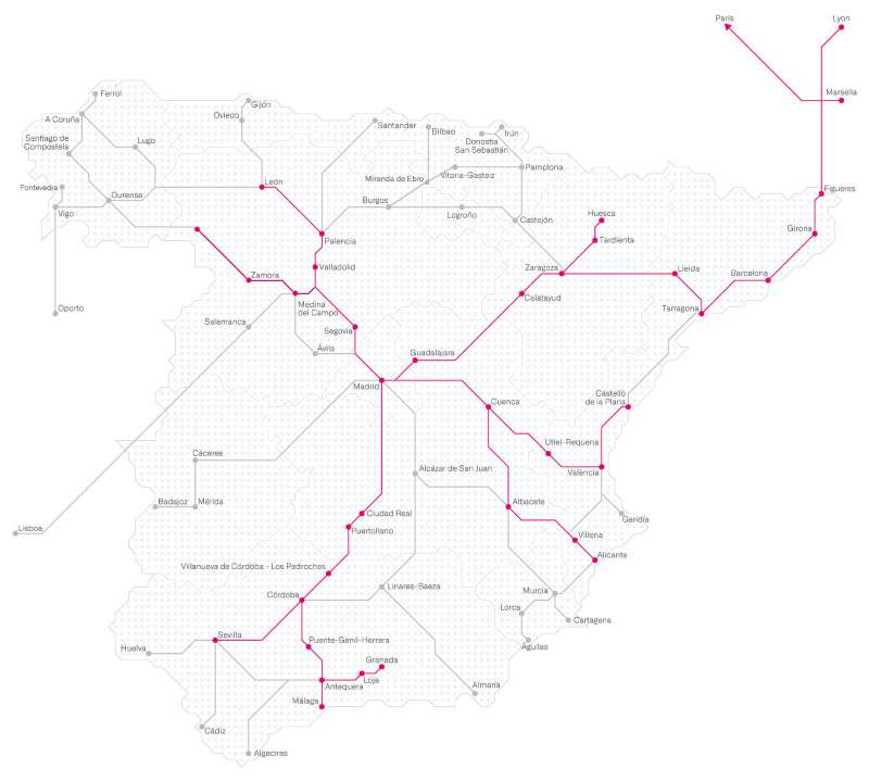 trains in Spain