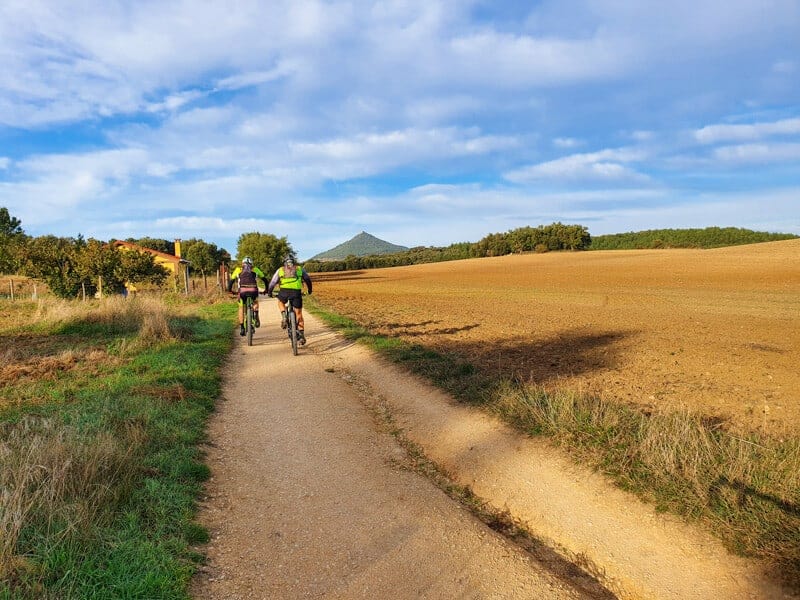 cyclist bicycle camino frances