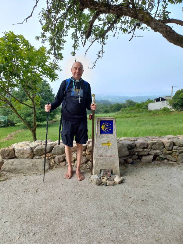 Pastor Stefan Fillauer Barefoot Camino