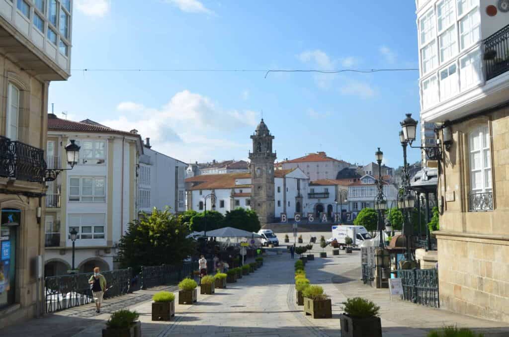 Experiences on the Camino Feira Franca Betanzos street