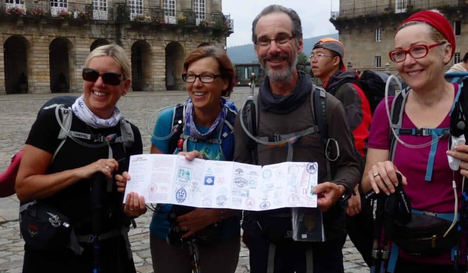 Camino passport holder Camino completed guided tour
