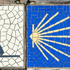 camino de santiago wall decoration