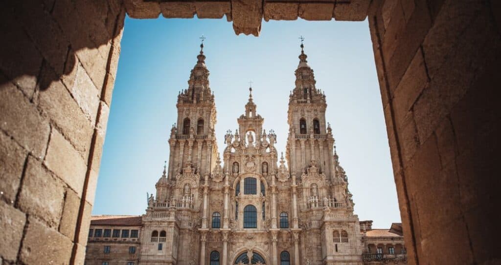 Santiago Cathedral view