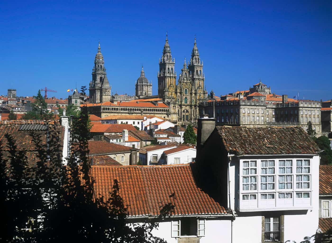 Cathedral de santiago rooftop