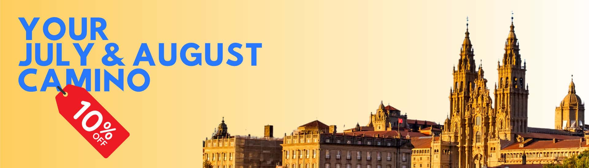 10% Off discount for July August travels